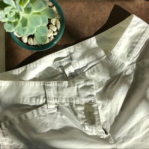 White House Black Market White Cargo Shorts